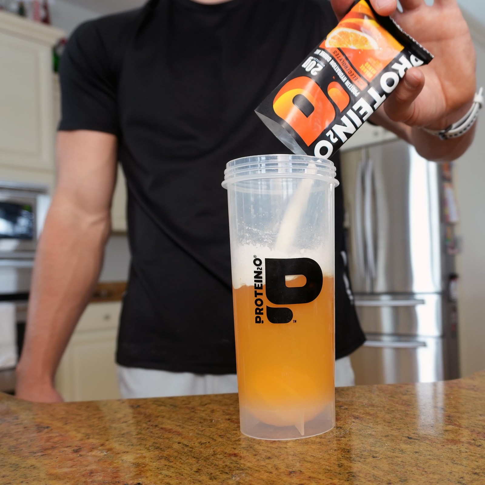 Protein2o 20g Whey Protein Isolate Clear 1.09 Ounce (Pack of 8)