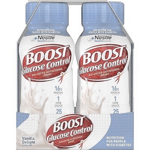 Boost Glucose Control Balanced, Vanilla Delight, 8 oz, 6CT- Pack of 1