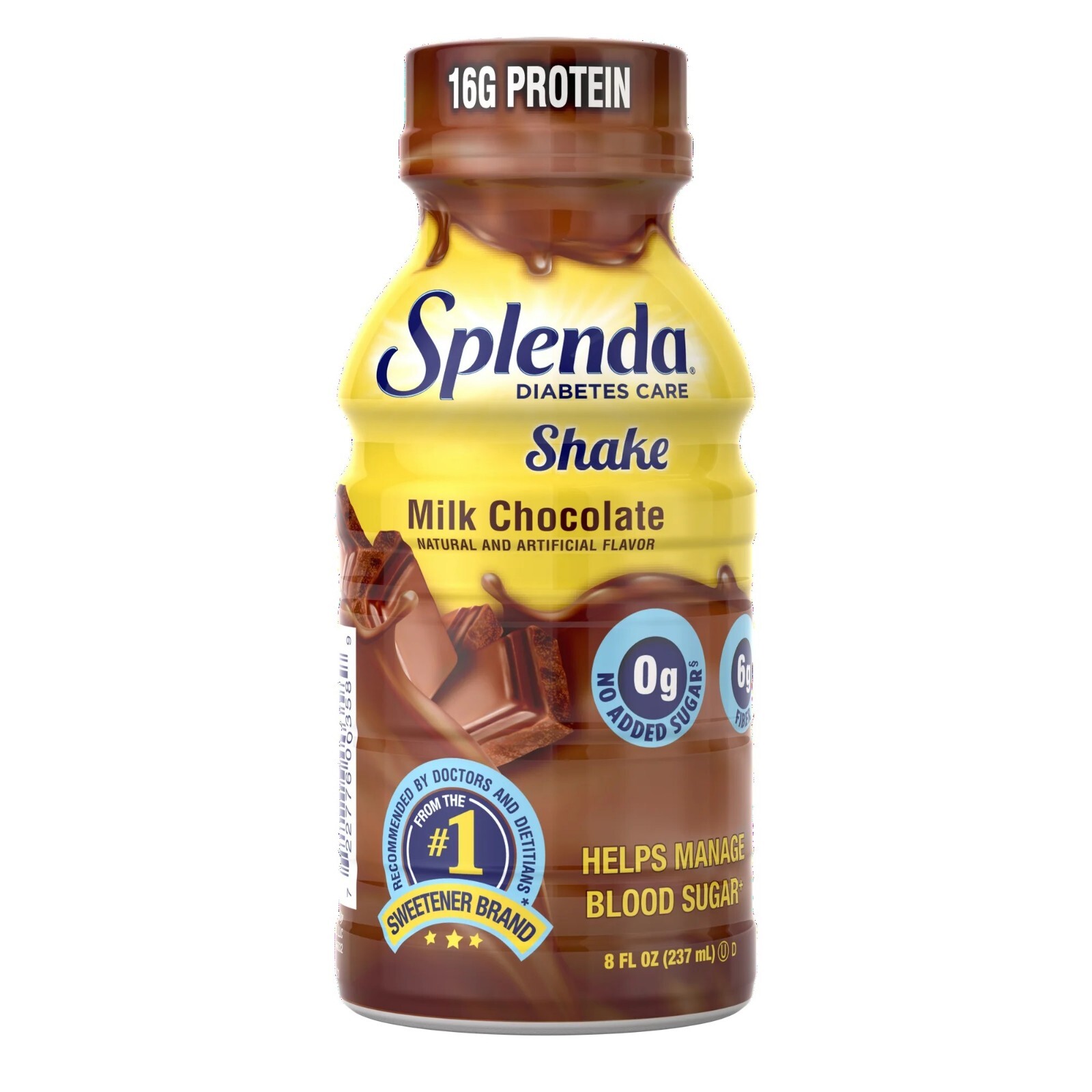 Diabetic Protein Shakes, to Help Manage Blood Sugar, 8oz Milk Chocolate, 12ct