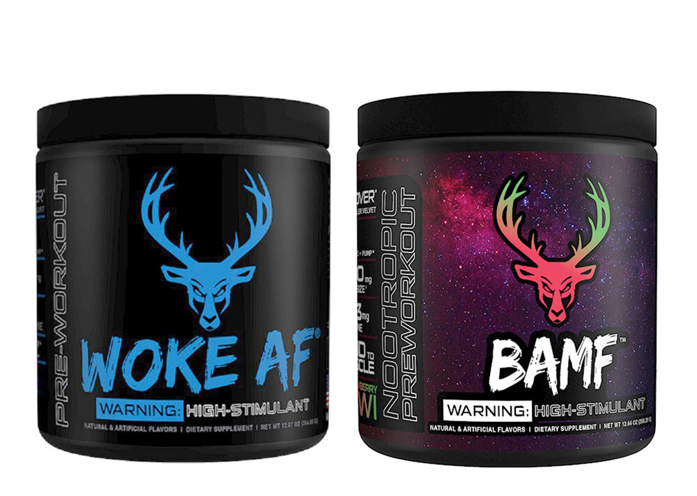 DAS Labs Bucked Up BAMF / WOKE AF Pre-Workout 30 Servings – PICK FLAVOR
