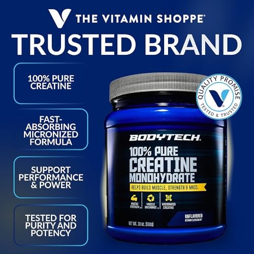 Creatine Monohydrate Powder 5g Micronized Unflavored 102 Servings