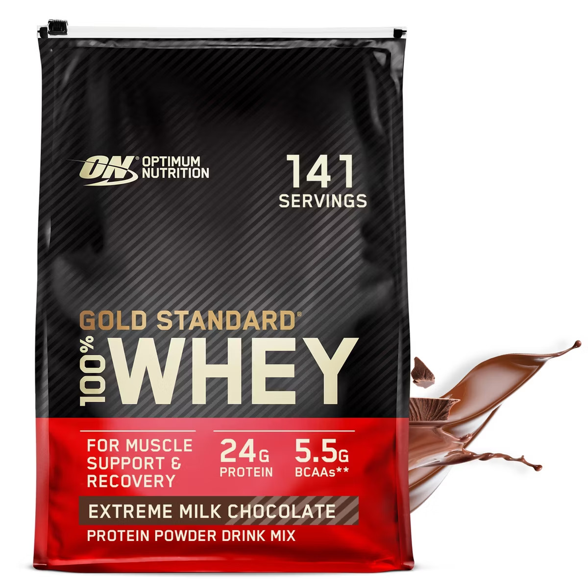 Optimum Nutrition Gold Standard 100% Whey Protein Extreme Chocolate 5.64lb 80SV