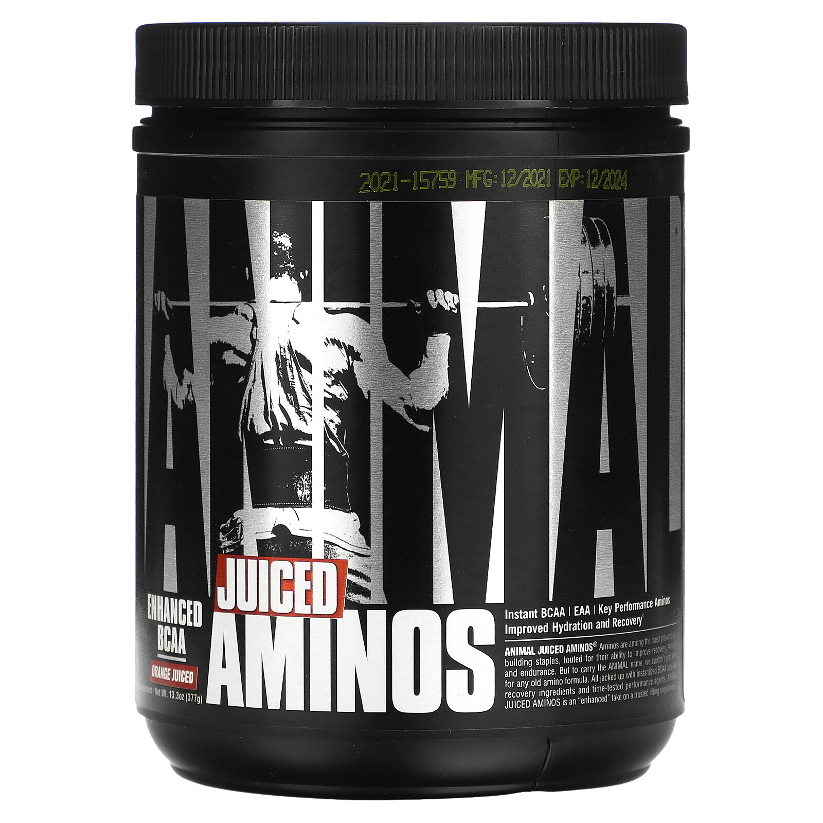 Juiced Aminos, Orange Juiced, 13.3 oz (377 g)