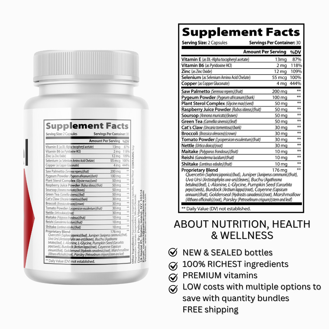 Uroxel- Support Supplement for Men – Urinary & Bladder Health-1 Bottle