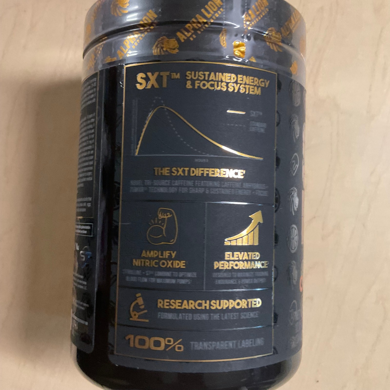ALPHA LION SUPERHUMAN Performance Pre-Workout Energy 21 Servings Orange Gainsicl