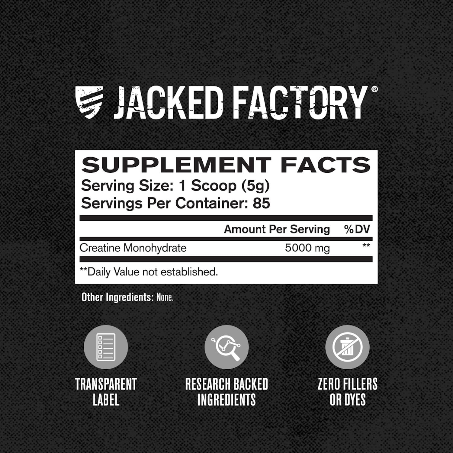 Creatine Monohydrate Powder 425g – 5g Daily Creatine Supplement for Men and W…