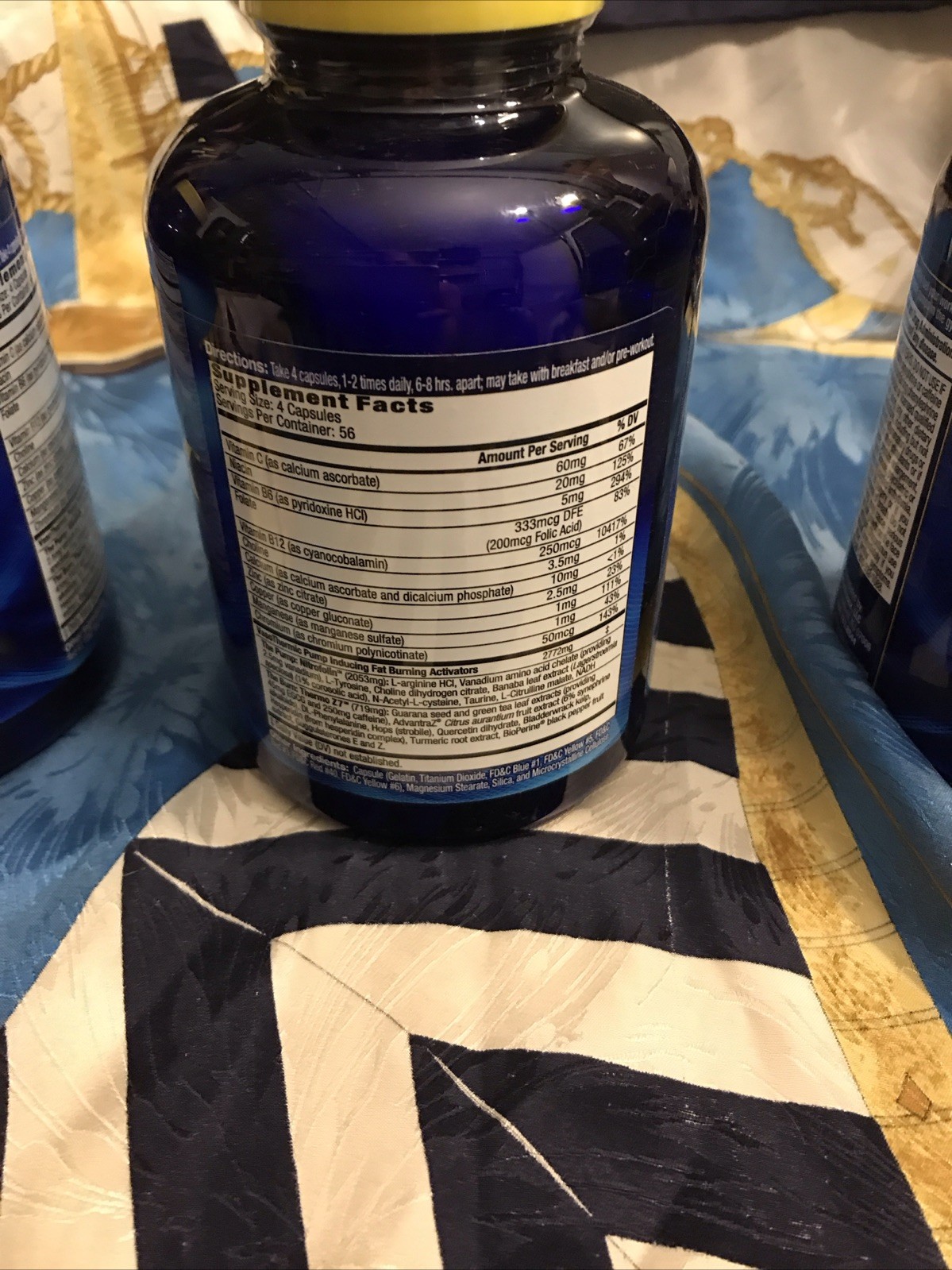 MHP ANADROX Pump & Burn Nitric Oxide Fat BURNING INFERNO – 112 or 224 Capsules