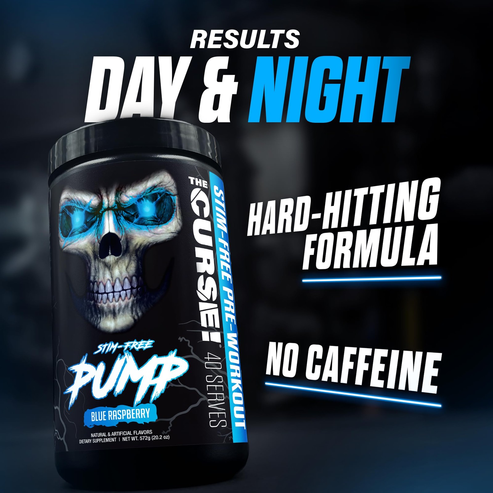 Jnx Sports The Curse Pump Pre – Pre Oxide Booster Blue Raspberry 40 Servings