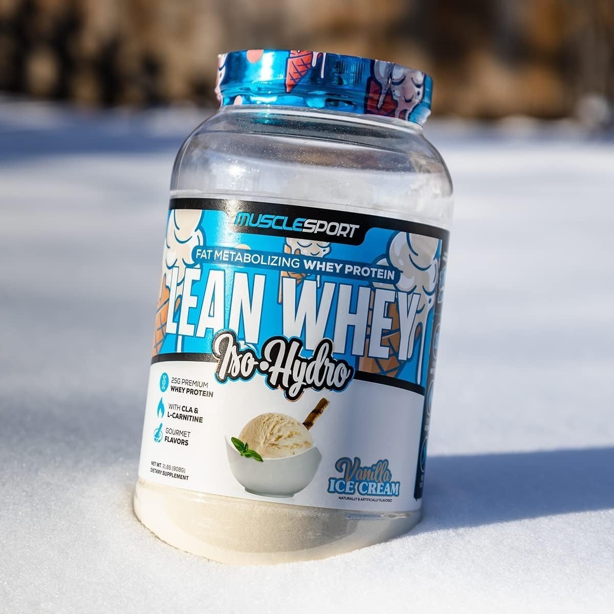 Musclesport Lean Whey Revolution Protein Powder – Whey Protein Isolate – (2lbs)