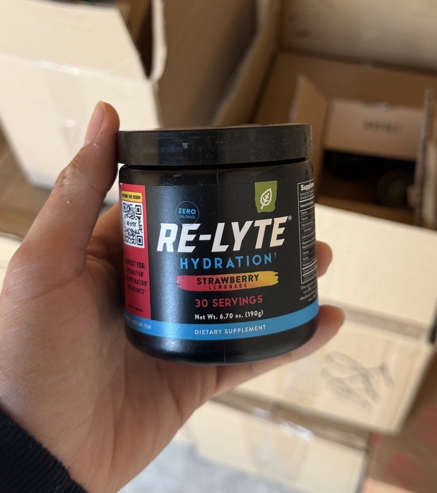 REDMOND Re-Lyte Hydration, Strawberry Lemonade, 6.7 oz (190 g)