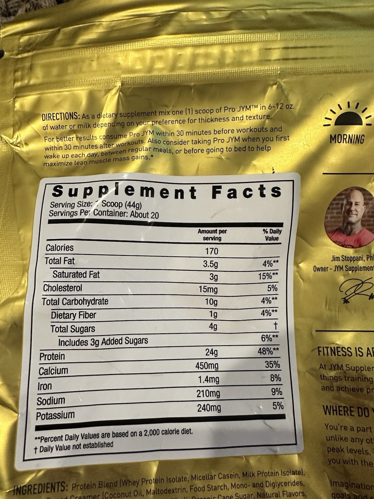 Pro Jym Ultra Premium Protein Blend Chocolate Brownie 1.9 Lbs