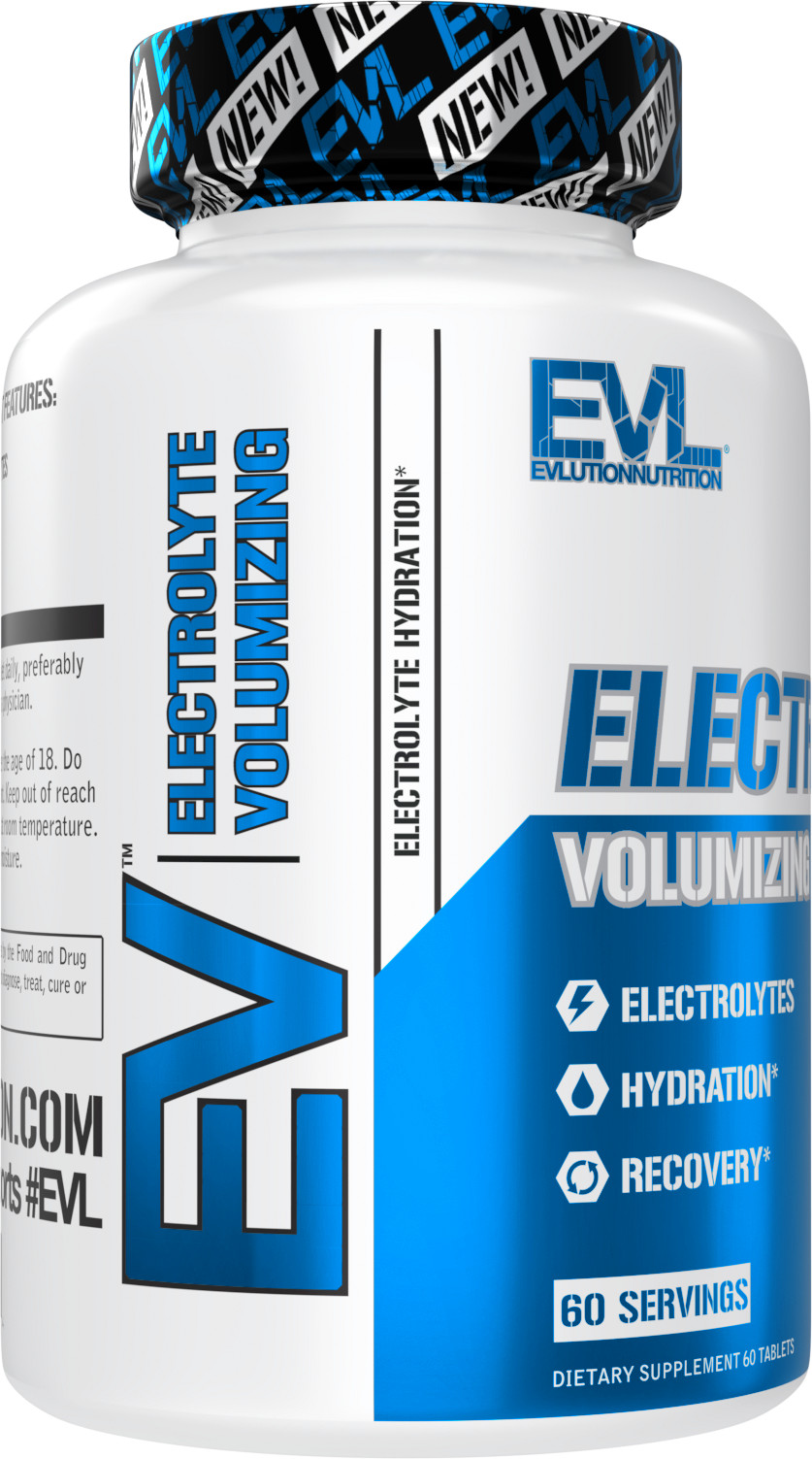 Evlution Nutrition Electrolyte Volumizing Hydration Tablets – 60 Servings
