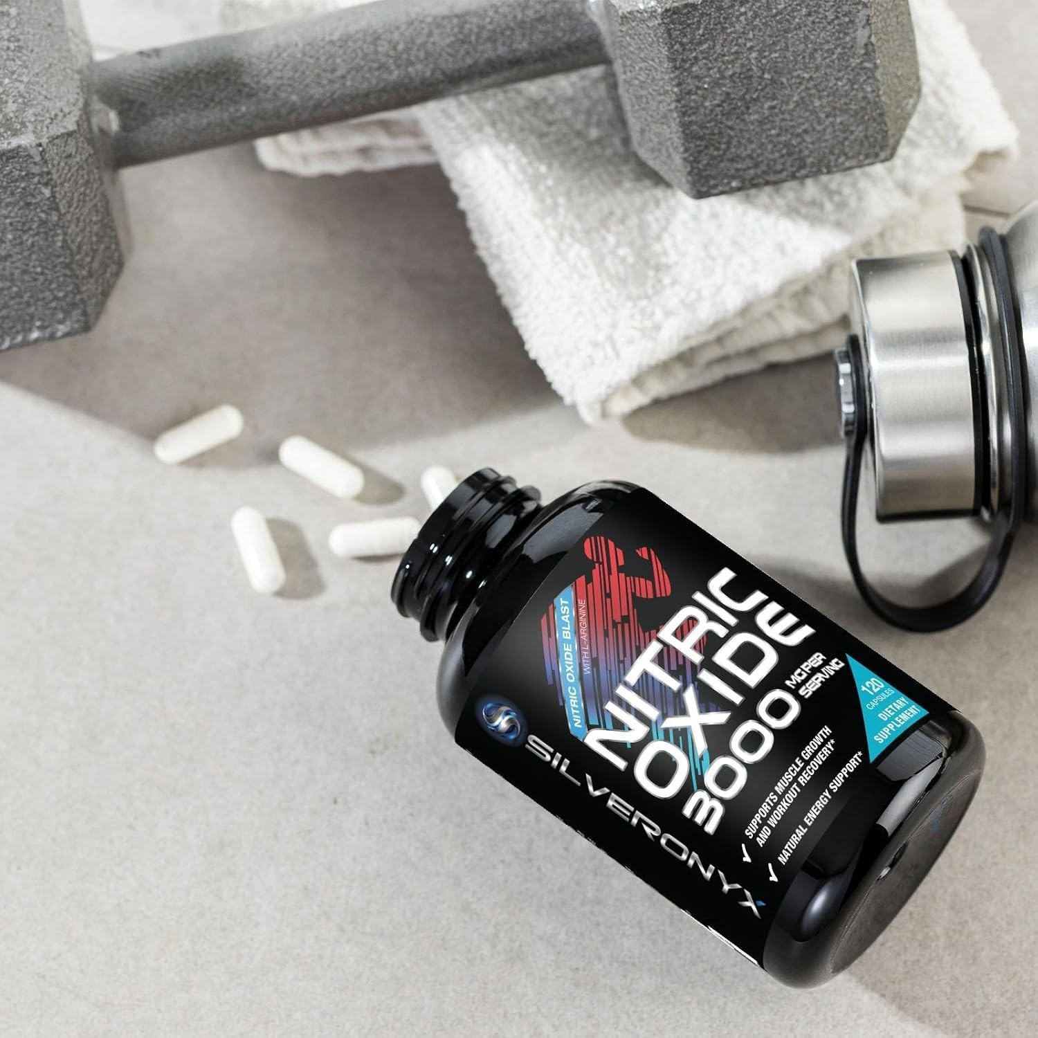Nitric Oxide Booster 1300mg – Extra Strength L Arginine & Citrulline Supplement