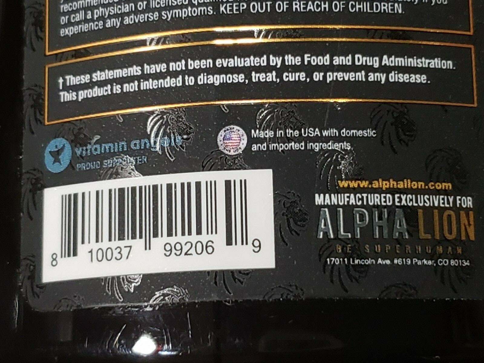ALPHA LION – SUPER HUMAN ARMOR – 90 Capsules – Immune Support – Exp 2/2027