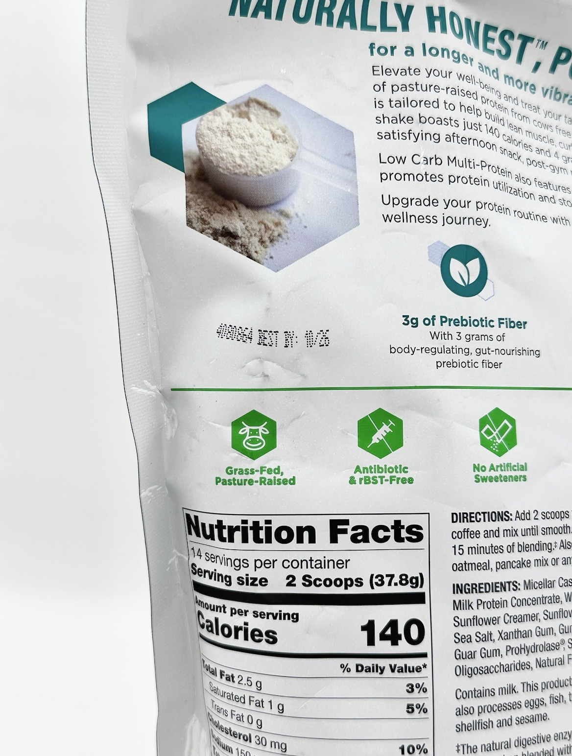 BioTrust Low Carb Multi Protein 24g Protein (1.16 LB) Vanilla Cream NEW
