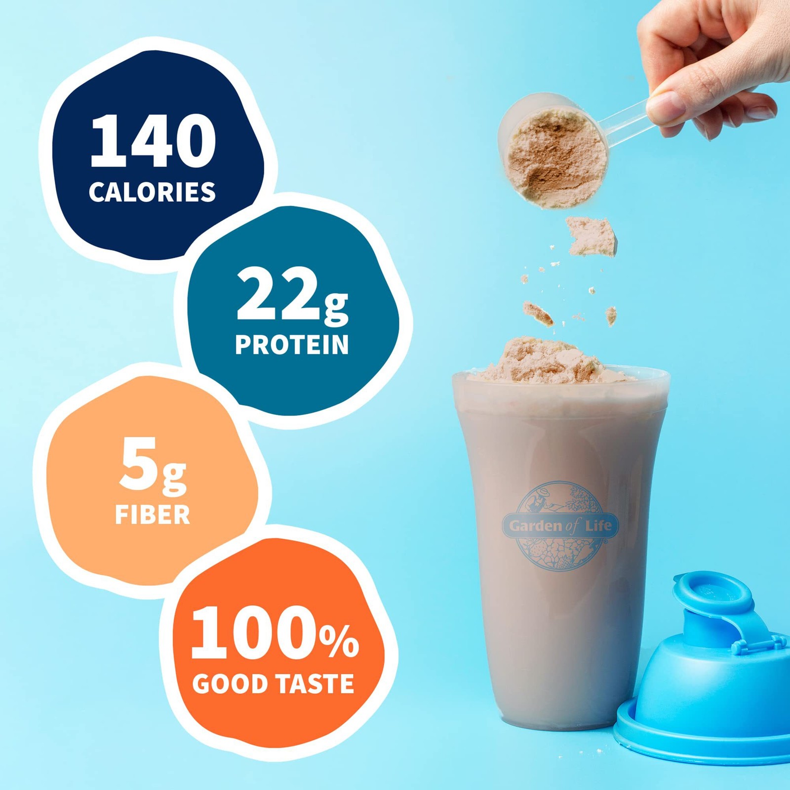 8/26 Garden of Life Protein Powder, Vegan Protein Powder, BCAA, Probiotics & Dig