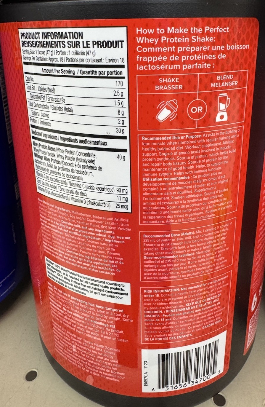 Two Six Star 100% Whey 30G Protein Plus Froot Loops Flavor 3.62lbs Exp 11/2028