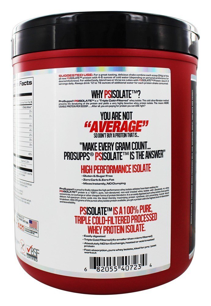 Dymatize Iso 100, ProSupps PS Isolate, GNC AMP, VPX Sports, ISOLATE PROTEINs