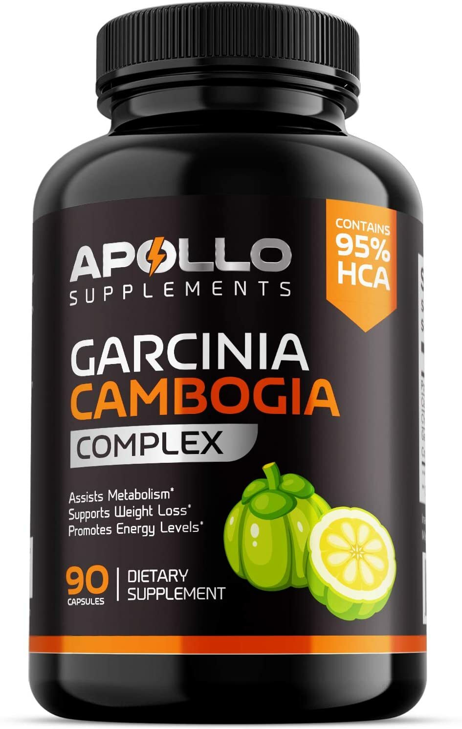 Apollo Garcinia Cambogia Appetite Suppressant For Weight Loss 100% Natural 90 c