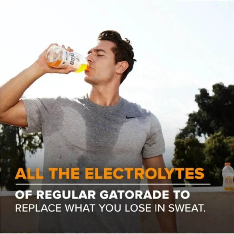 Gatorade Thirst Quencher Zero sugar sports 12 fl oz (Pack of 12) Purple ……..