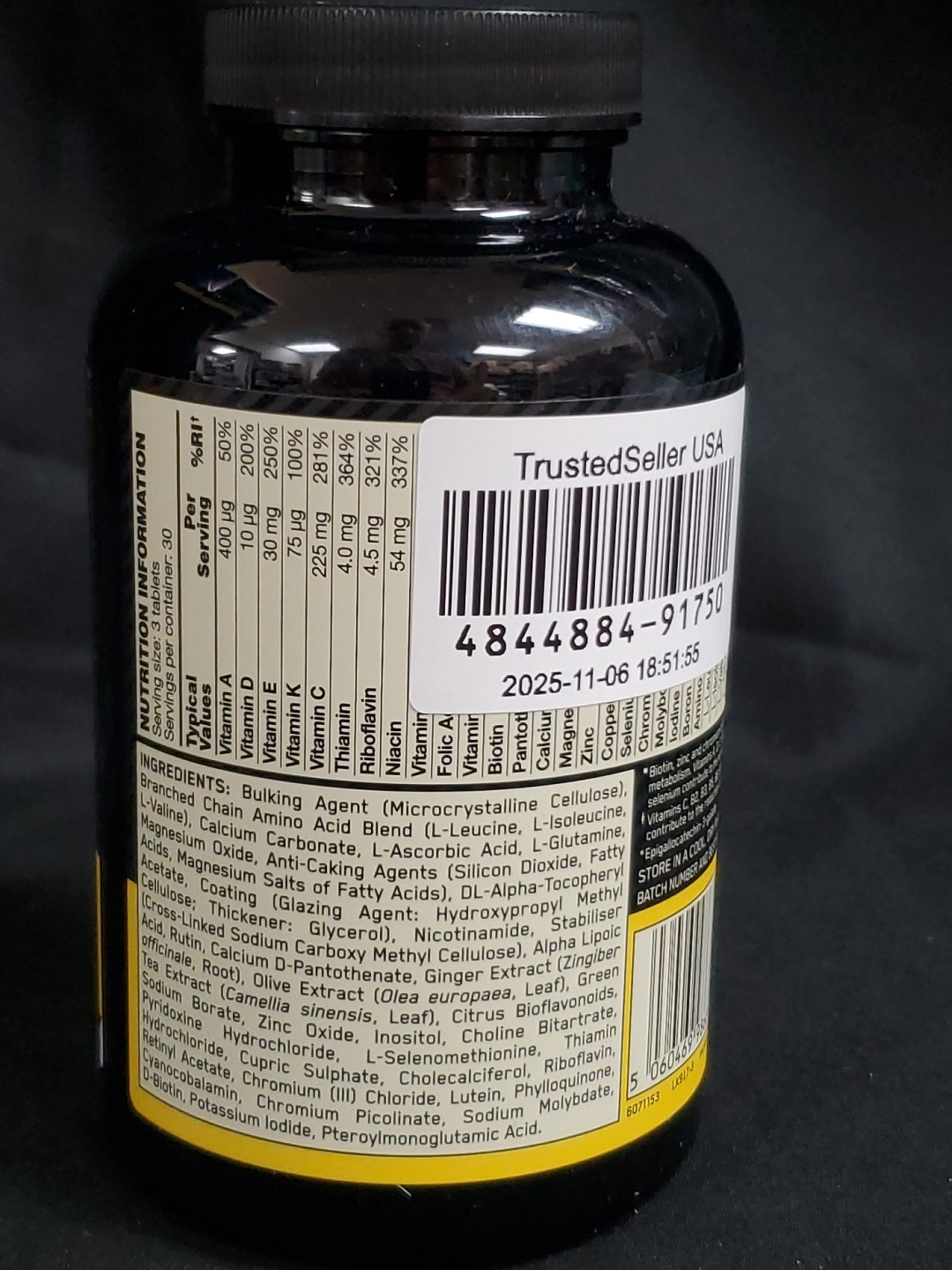 Optimum Nutrition Opti-Men Multivitamin 90 Tablets Exp. 03/2026 NEW