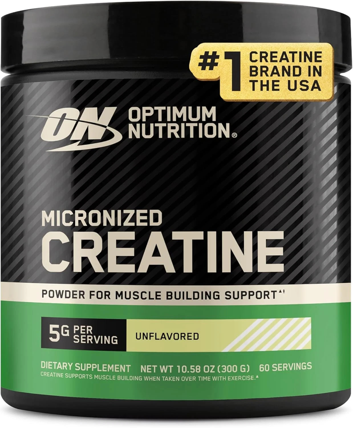 Optimum Nutrition creatine micronized creatine monohydrate power 5g per Serving,