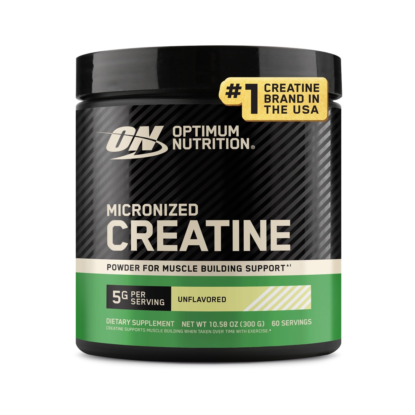 Micronized Creatine Monohydrate Powder, 5g per Serving, Supports Strength & Reco