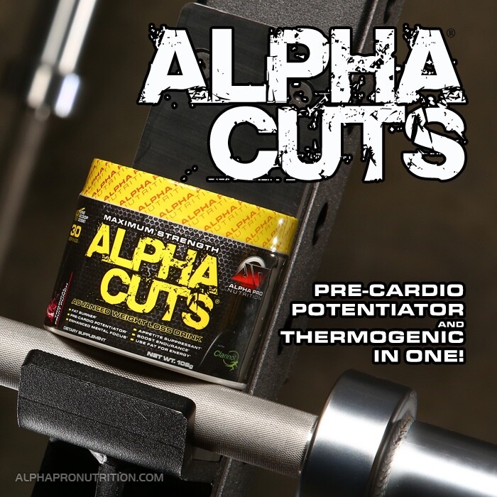 Fat Burner Weight Loss Pre Workout Alpha Cuts Alpha Pro Nutrition burn belly fat