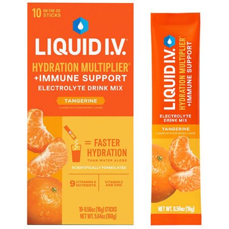 Hydration Multiplier +Immune Support Electrolyte Drink Mix Tangerine 0.56 oz