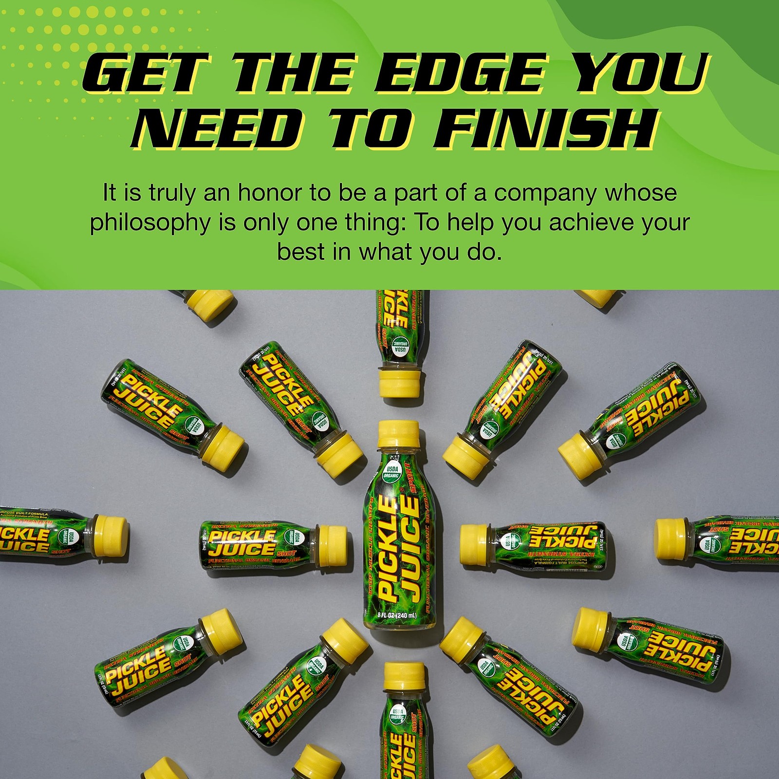 Pickle Juice Sports Drink Shots, Extra Strength – 2.5 Fl Oz (Pack of 24)
