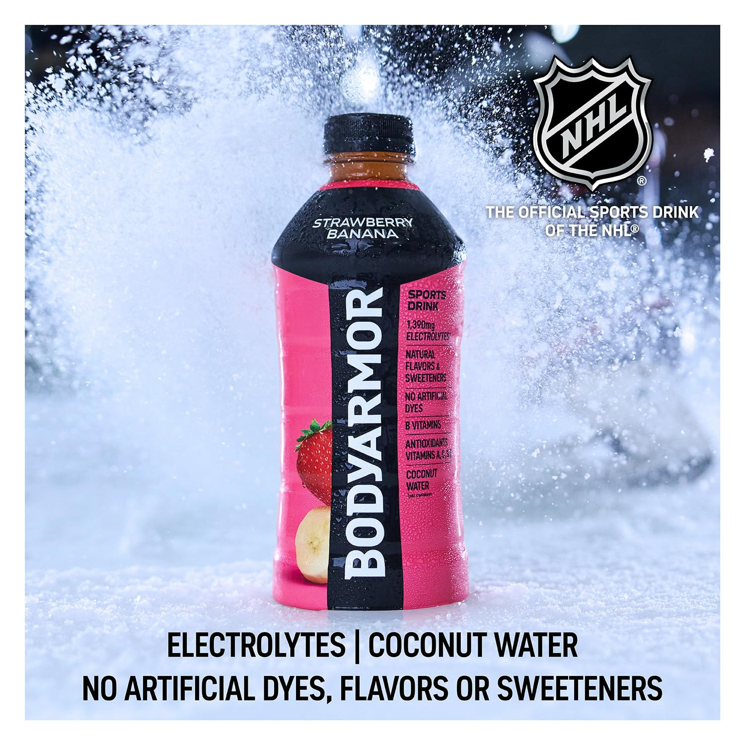 BODYARMOR Cherry Lime Sports Drink, Electrolyte Hydration, 15 Pack 28 Fl Oz
