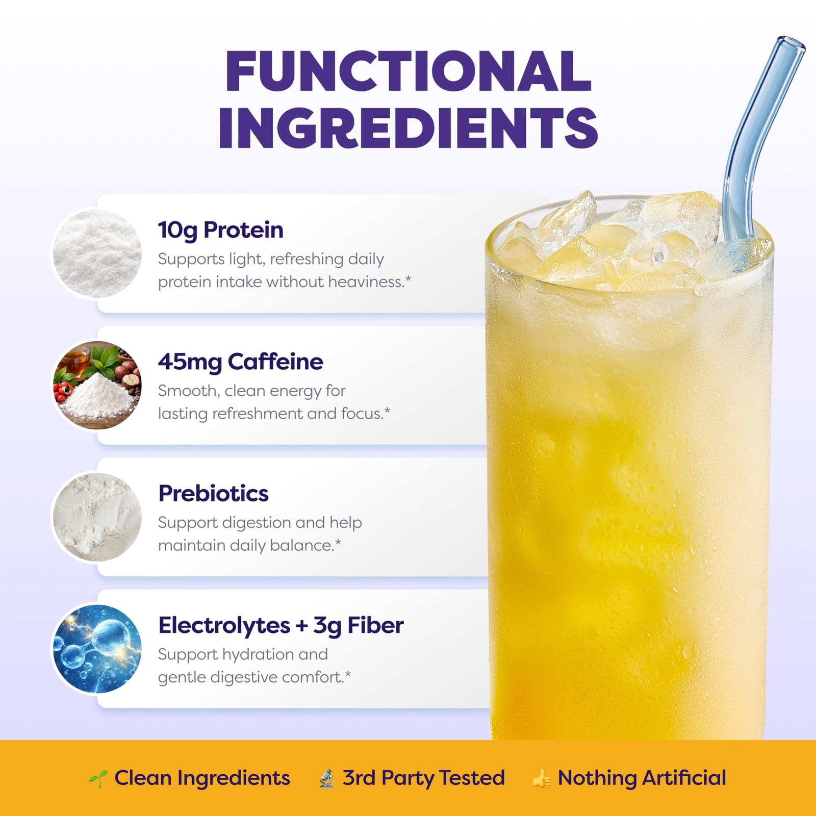 Javvy Clear Protein Refresher Drink 20 Servings, Pineapple Mango Burst (Old)