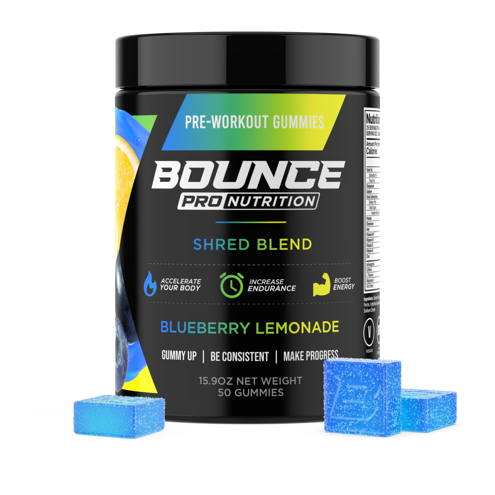 Pre-Workout Gummies – Shred Blend