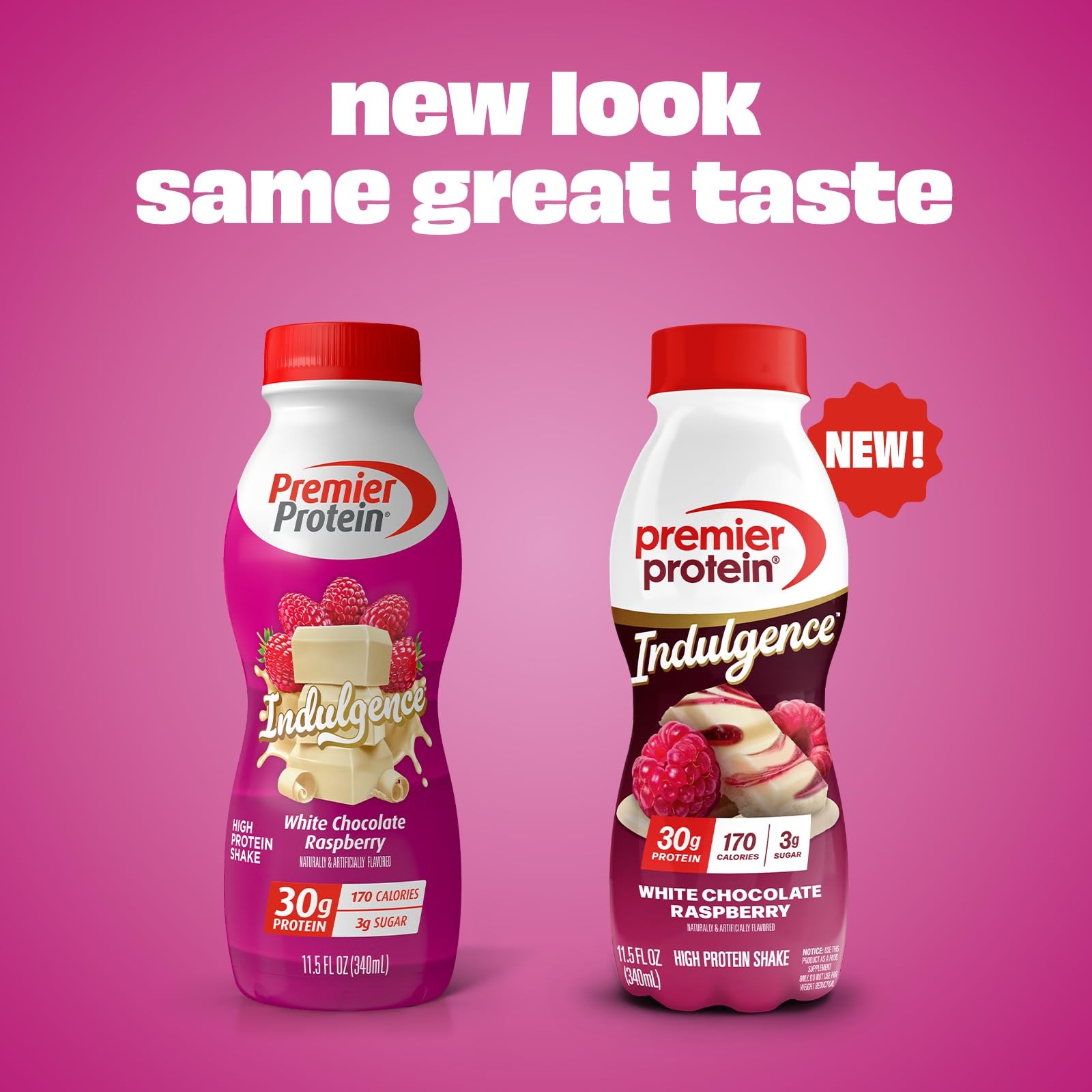 Premier Protein Shake INDULGENCE, White Chocolate 11.5 Fl Oz (Pack of 12)