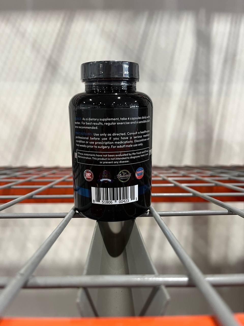 High T Black 120ct Natural Testosterone Booster – Strength, Stamina, Libido