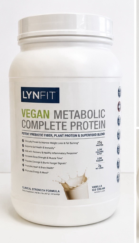 LYNFIT VEGAN Metabolic Complete Protein Potent Prebiotic Fiber Plant Exp 04/2027