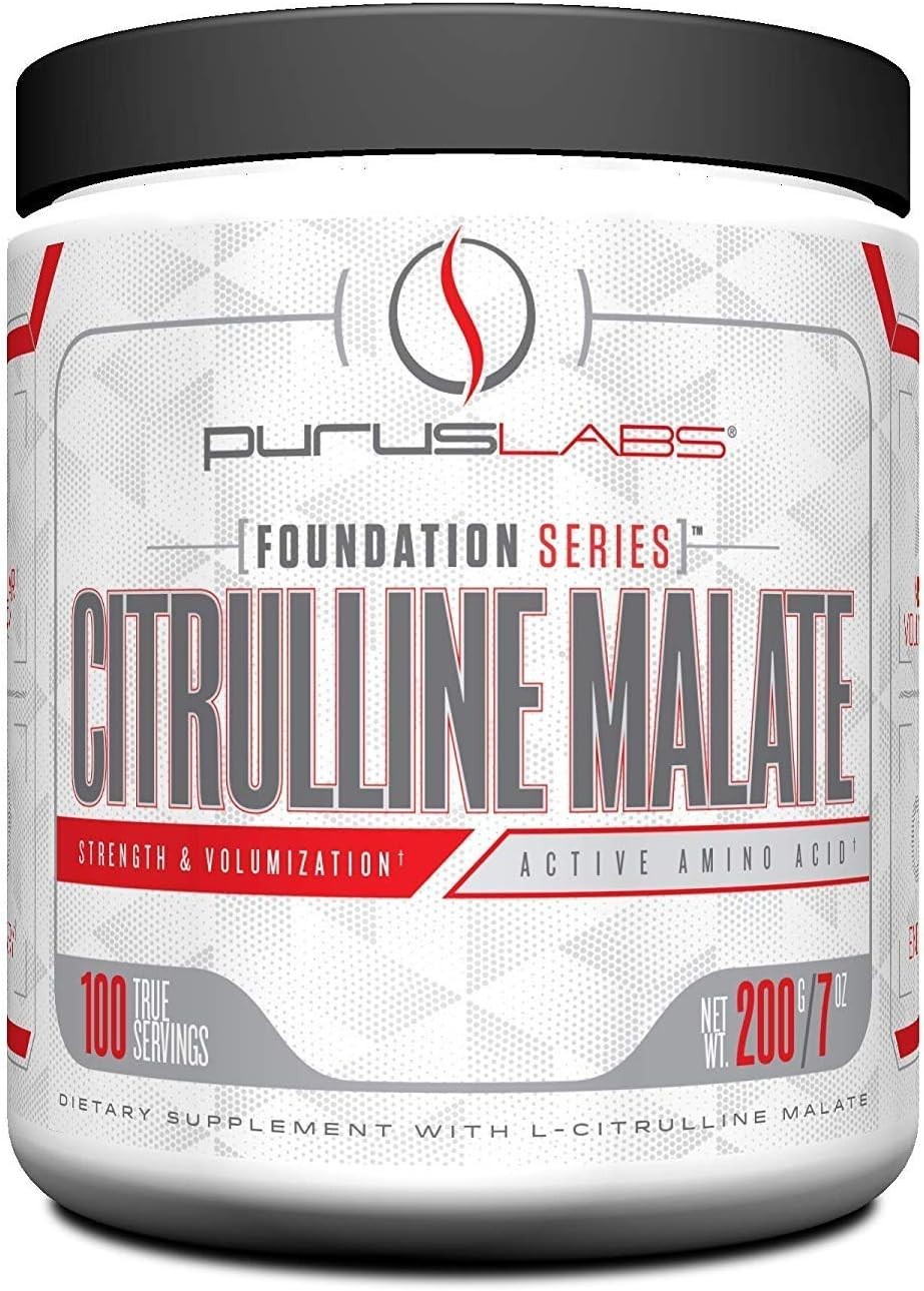 Purus Labs Citrulline Malate Powder – Strength & Volumization – 100 Servings