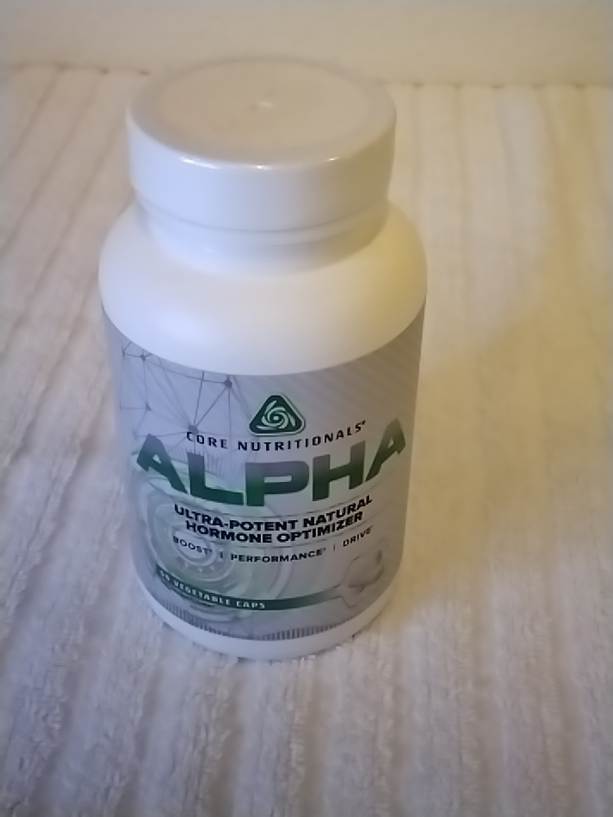 Core Nutritionals Alpha – Anabolic Testosterone Booster & Estrogen Blocker 56ct