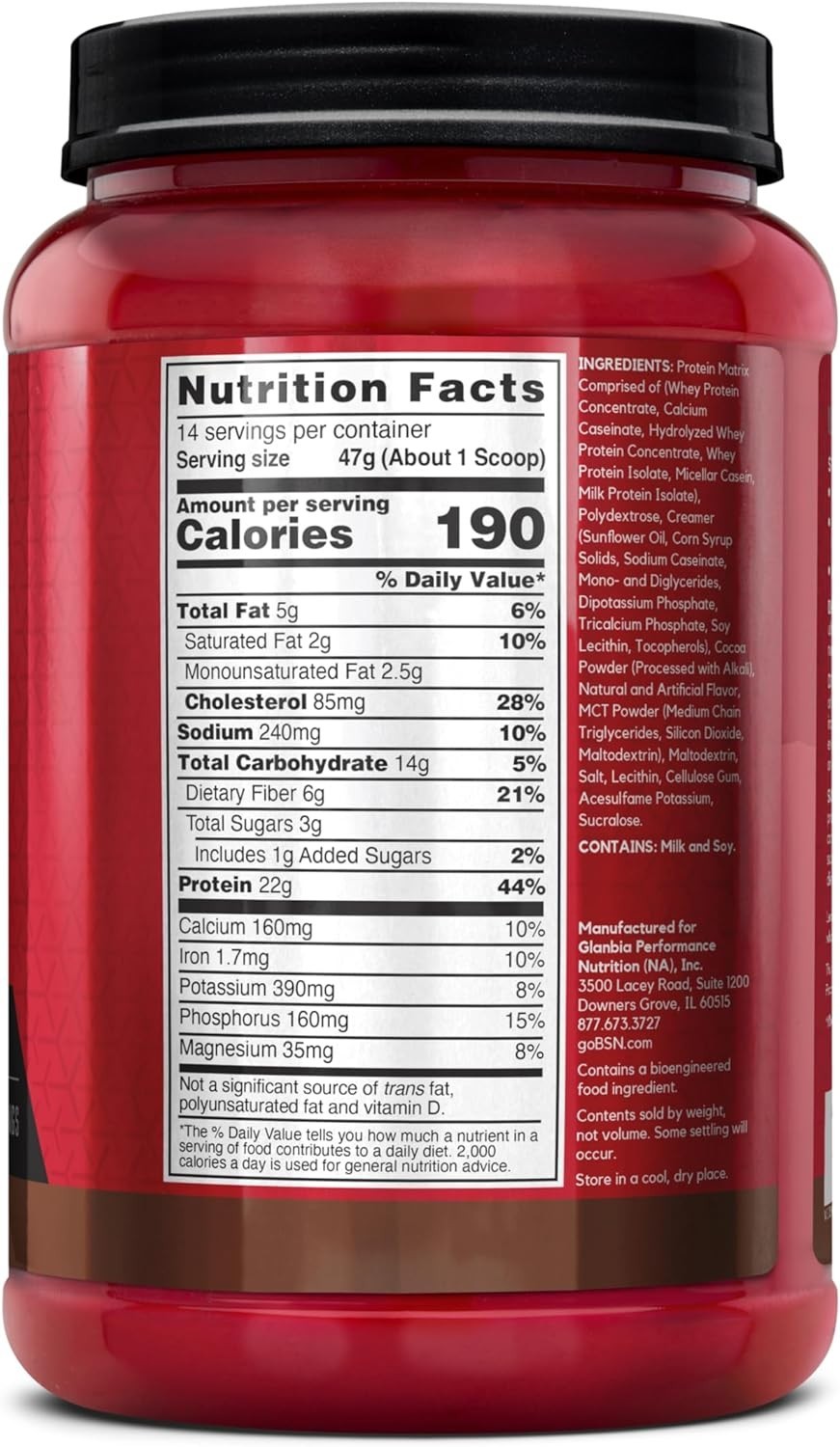 SYNTHA-6 Protein Powder – 22g Protein, 6g Fiber, Anytime Muscle Recovery