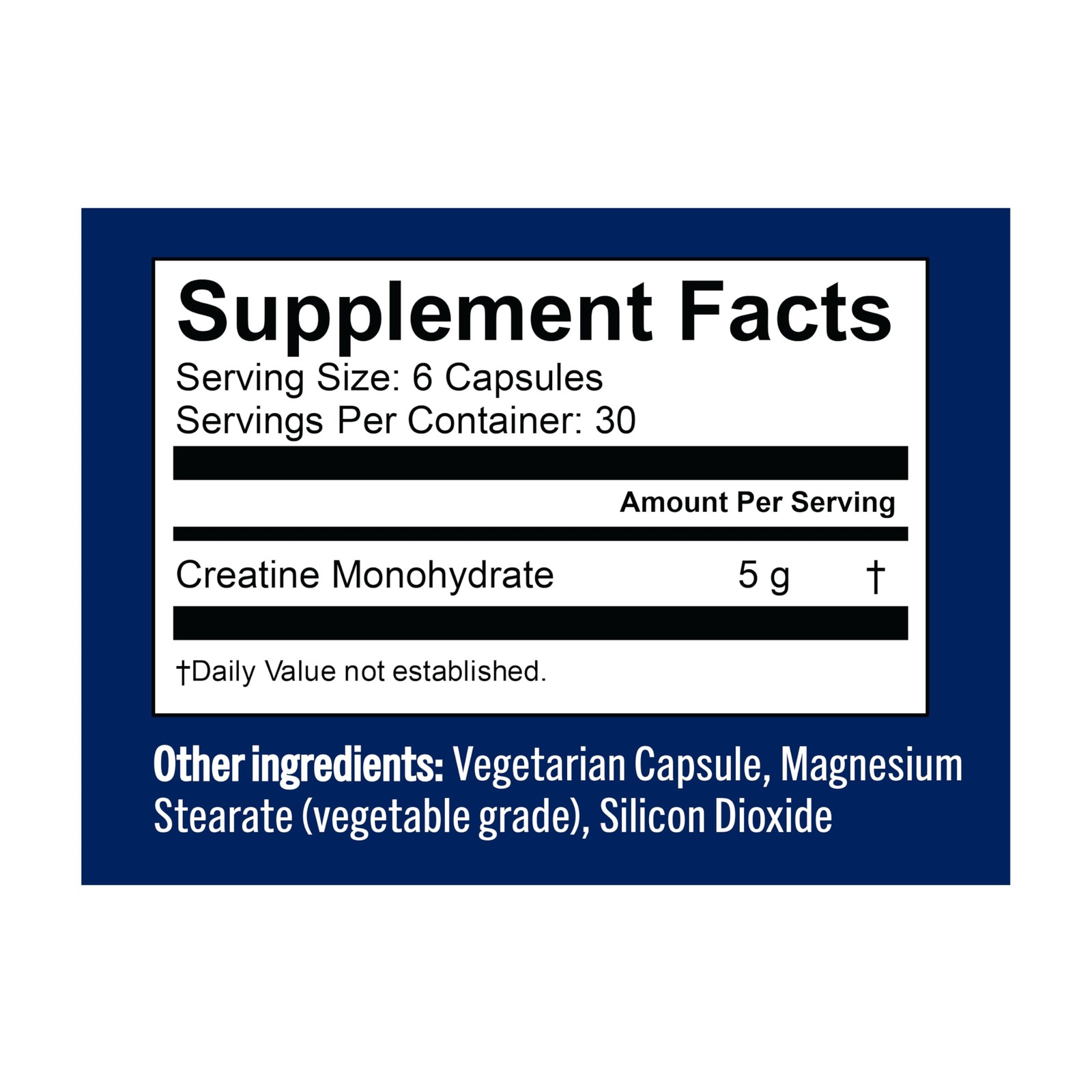 Vega Creatine Monohydrate Capsules, 5g Micronized Creatine Powder per Serving…