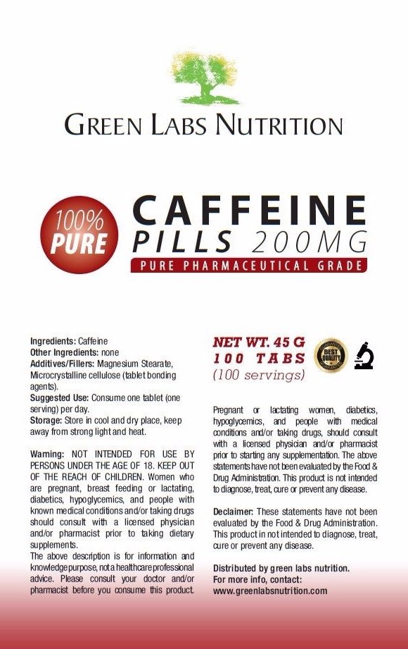 Caffeine Tablets 200mg – Energy Boost, Focus, Alertness, Stamina & Endurance