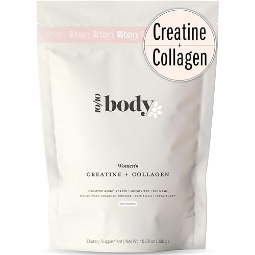 Creatine Collagen Powder Women 30 Servings Lean Muscle