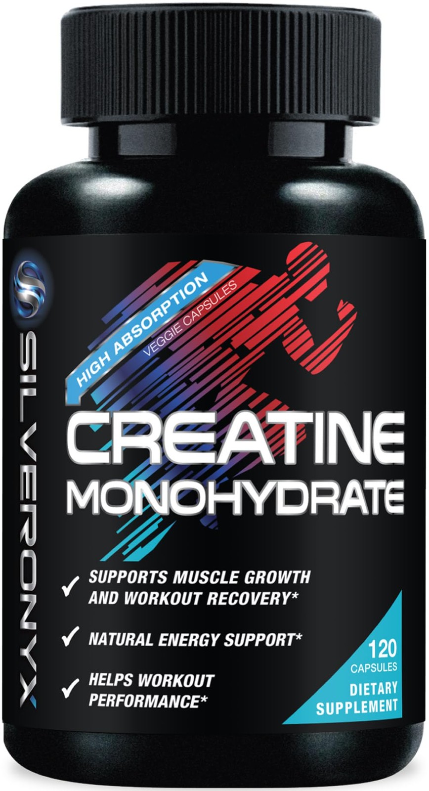 Creatine Monohydrate Capsules 3000mg – Micronized 120 Count (Pack of 1)