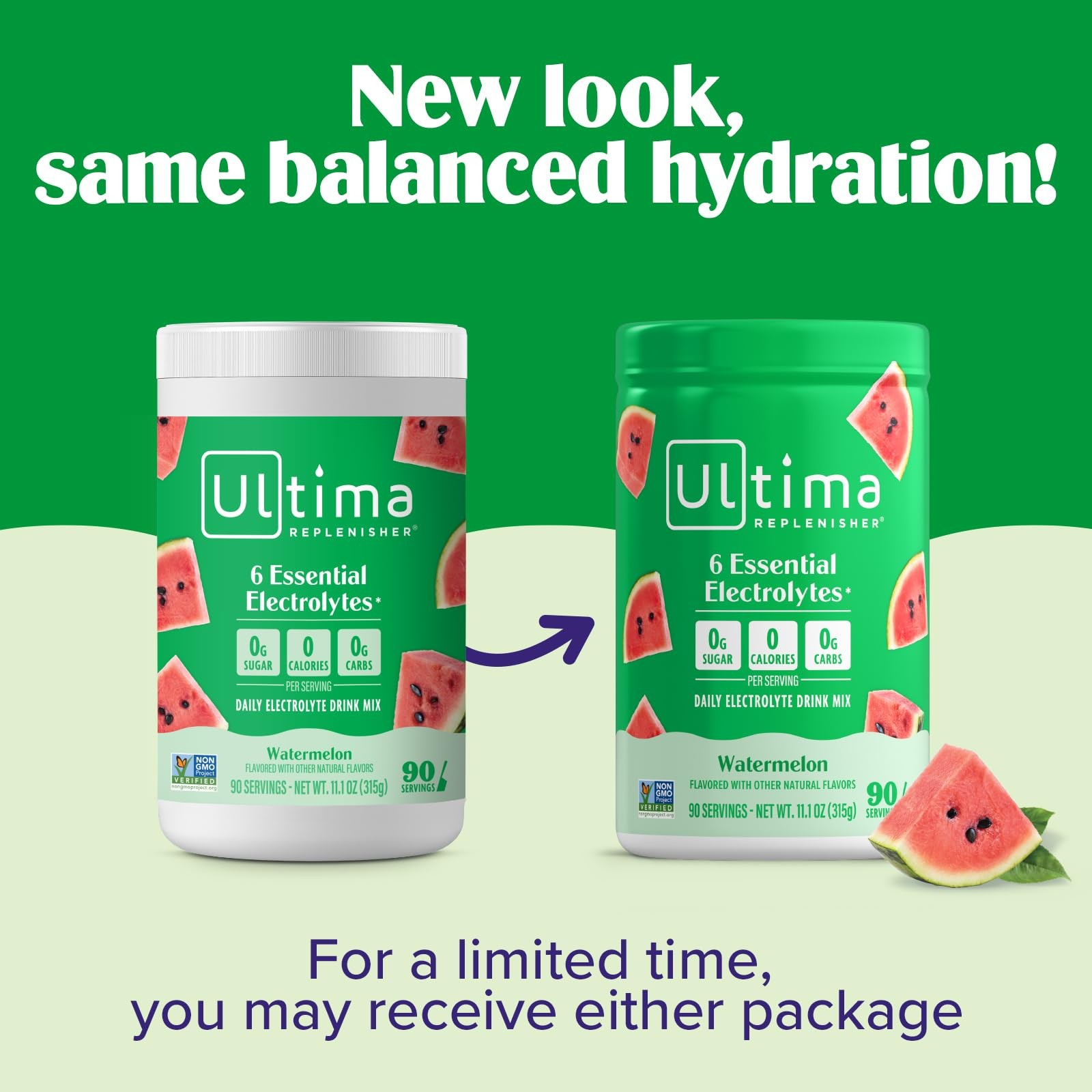 Ultima Replenisher Daily Electrolyte Powder Drink Mix – Sugar Free – Watermel…