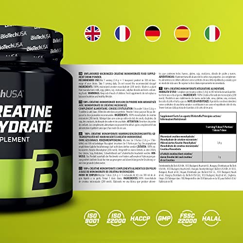Creatine Monohydrate Powder 300g Unflavored Supplement