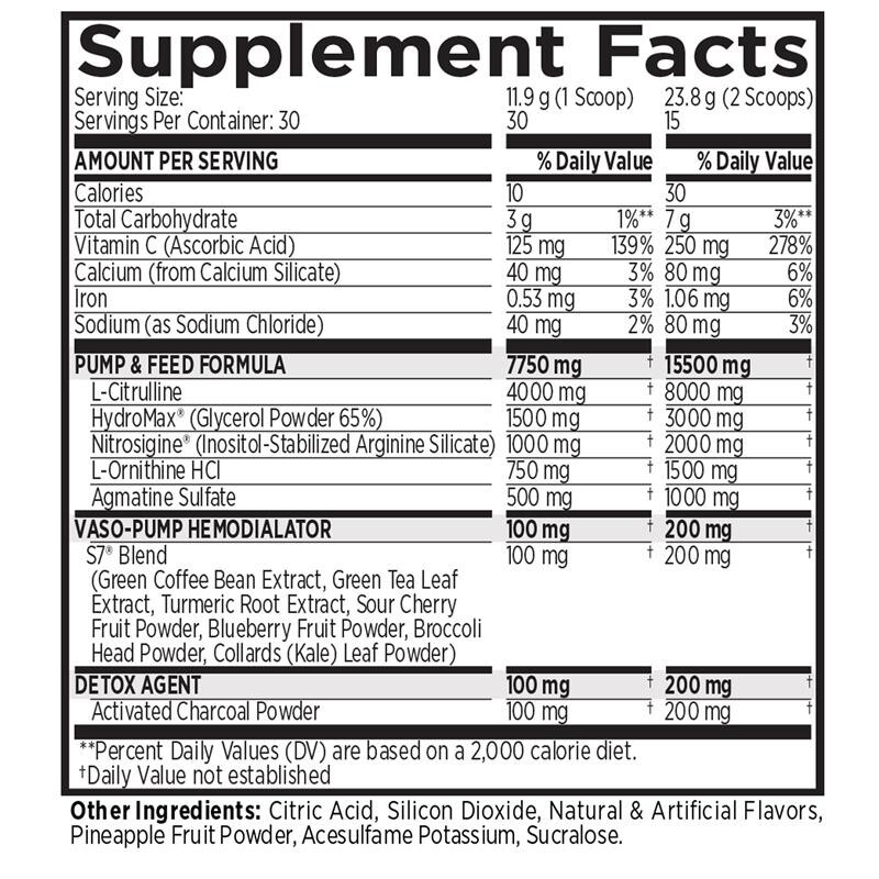 NO2 BLACK® MUSCLE + PUMP NITRIC OXIDE (30 SERVINGS)