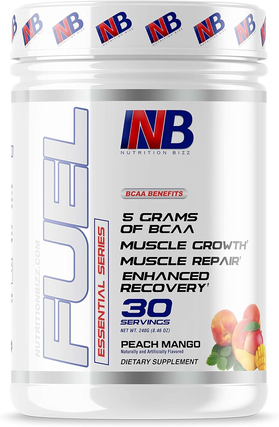 BCAA Powder, 5 Grams of Bcaas Amino Acids, Post Workout Recovery Drink for Muscl