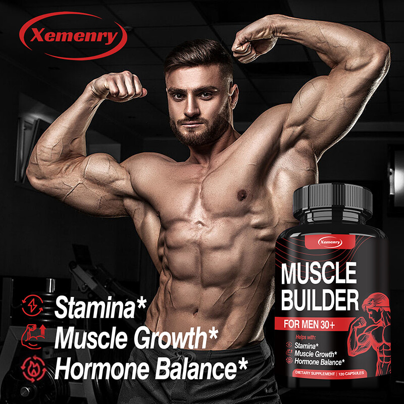 Muscle Builder Capsules – Ashwagandha, Tribulus, Fat Burner, Increased Energy