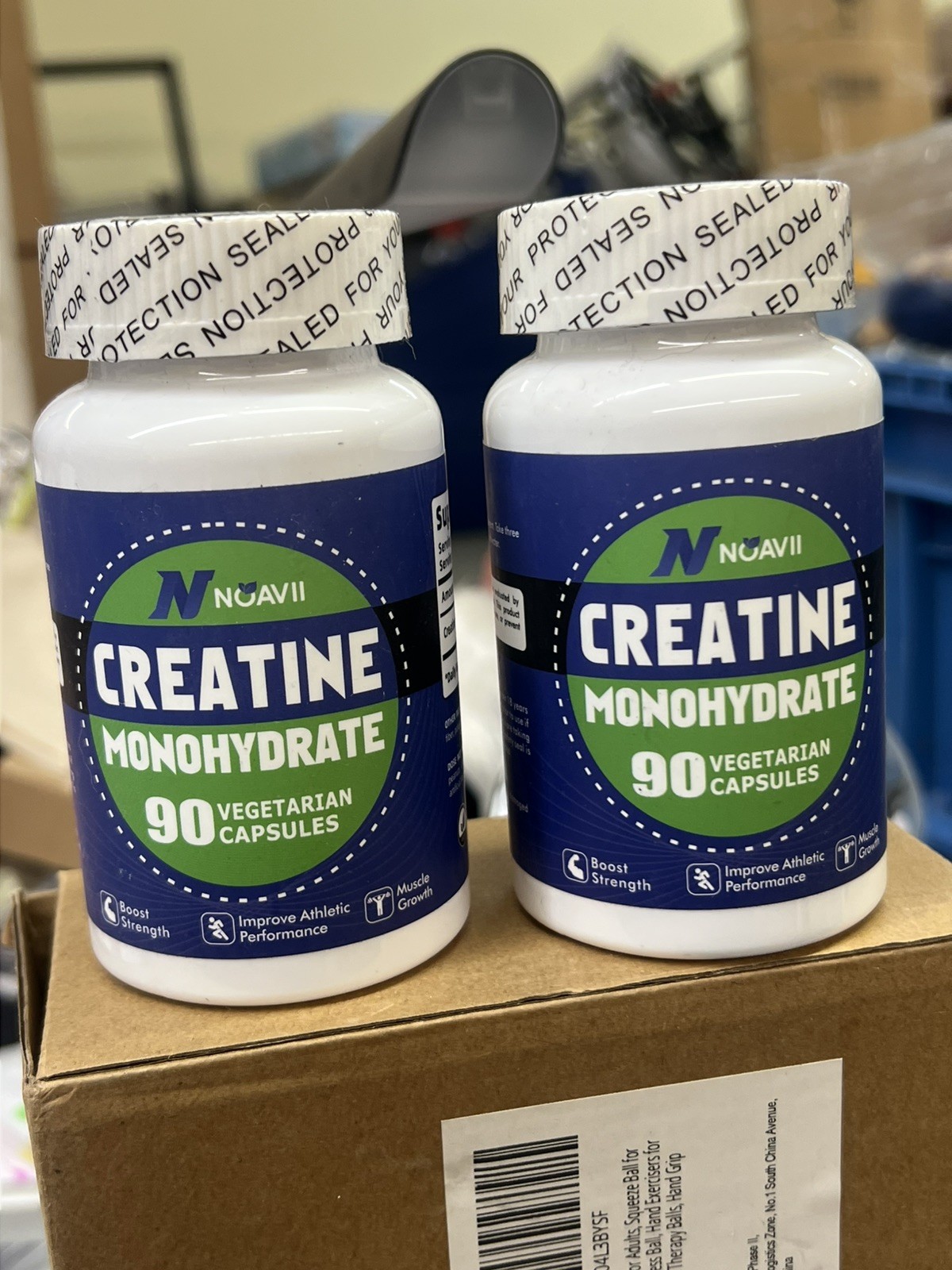 2 – NoavII Creatine Monohydrate Muscle Gain 180 Capsules Exp. 07/2026