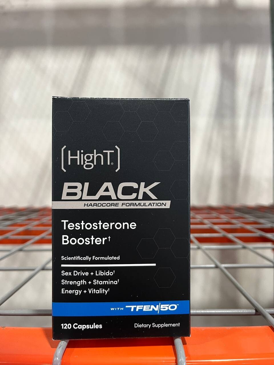 High T Black 120ct Natural Testosterone Booster – Strength, Stamina, Libido